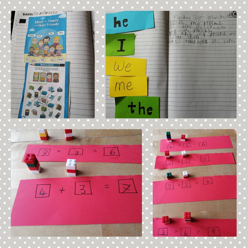 Mimi has been working hard on her Home Learning Activities. 